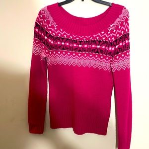 OP Pink holiday sweater